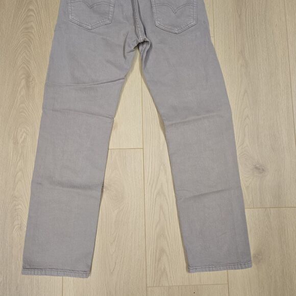 Levi’s 505 Men’s Jeans 30X30 Khaki Beige Tan Straight Leg Denim Fast Shipping! - Picture 6 of 10